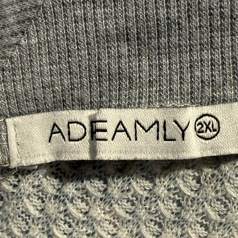 ADEAM Light Gray Textured Knit Top - Picture 3 of 6